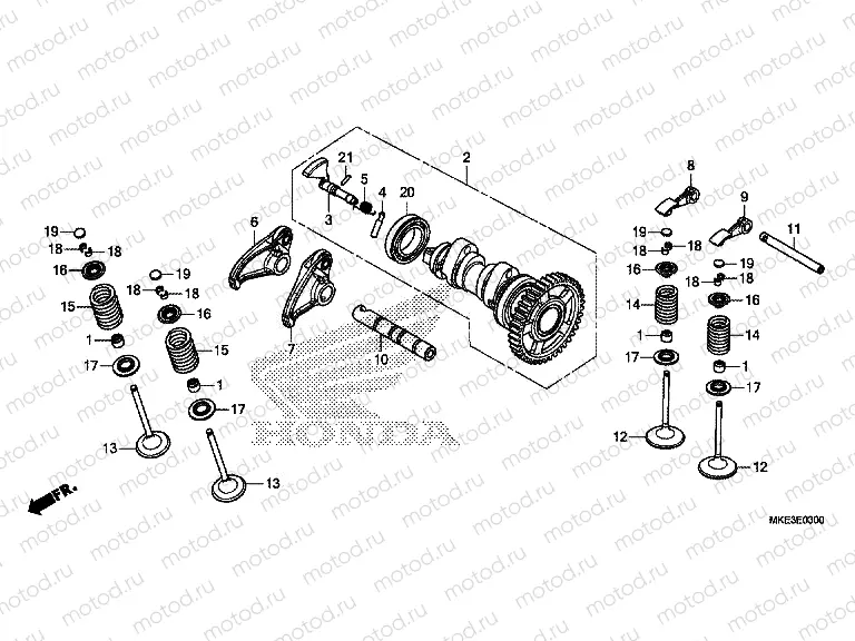E-3 CAMSHAFT / VALVE