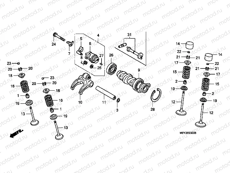 E-3 CAMSHAFT / VALVE