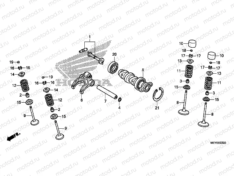 E-3 CAMSHAFT / VALVE