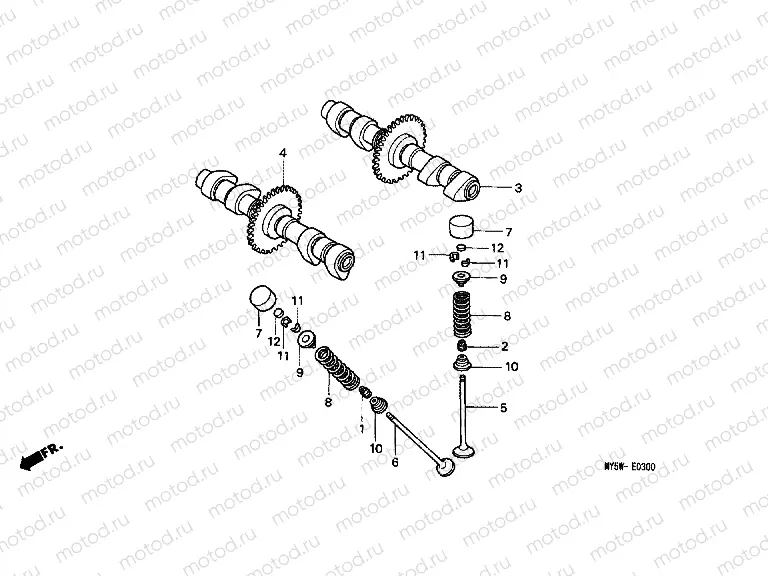 E-3 CAMSHAFT / VALVE