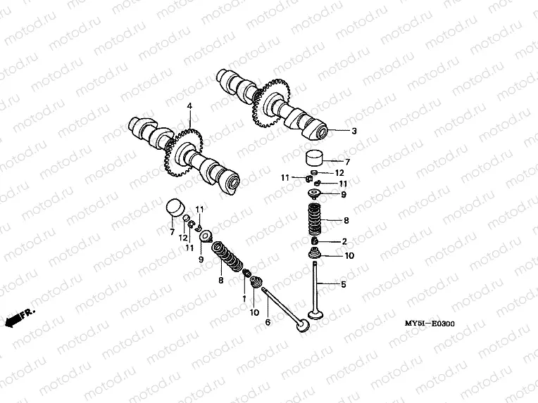 E-3 CAMSHAFT / VALVE