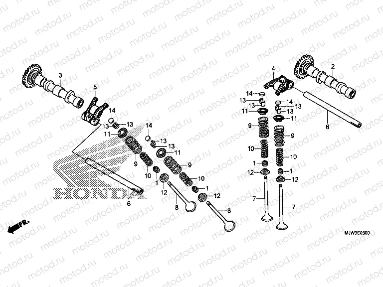 E-3 CAMSHAFT / VALVE