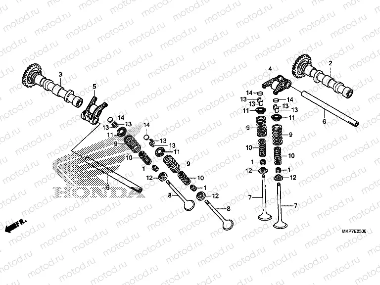 E-3 CAMSHAFT & VALVE