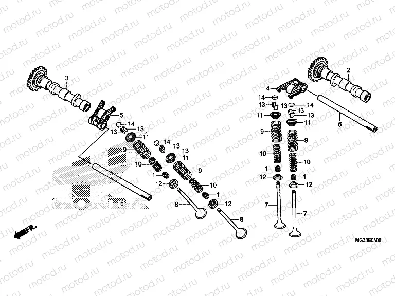 E-3 CAMSHAFT / VALVE