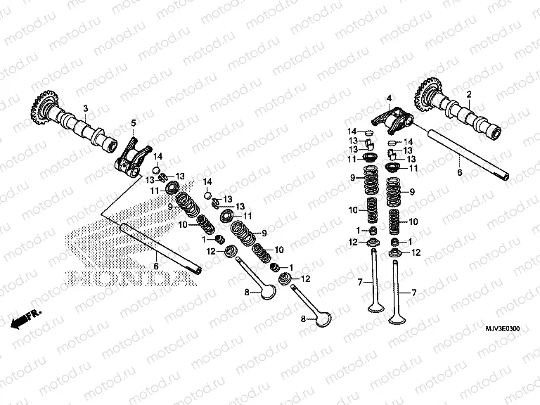 E-3 CAMSHAFT / VALVE