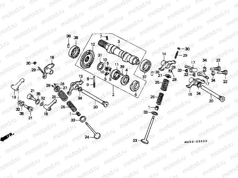 E-3 CAMSHAFT / VALVE