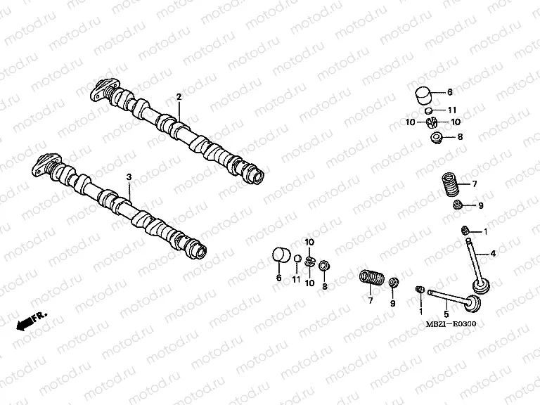 E-3 CAMSHAFT / VALVE