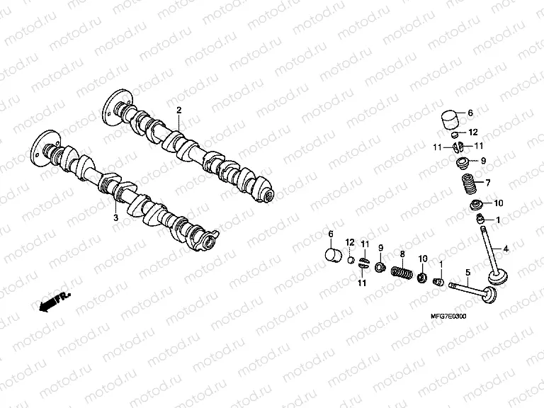 E-3 CAMSHAFT / VALVE