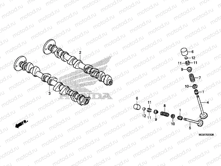 E-3 CAMSHAFT / VALVE