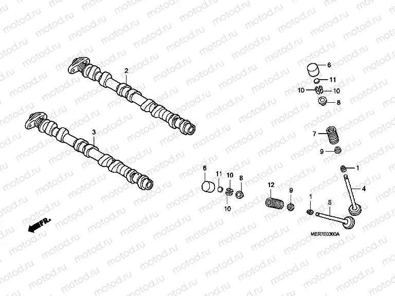 E-3 CAMSHAFT / VALVE