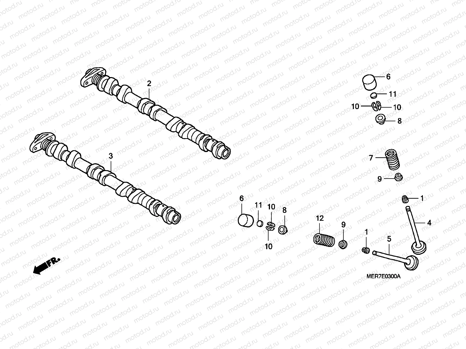 E-3 CAMSHAFT / VALVE