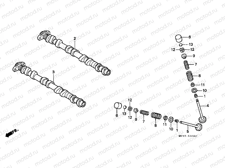 E-3 CAMSHAFT / VALVE