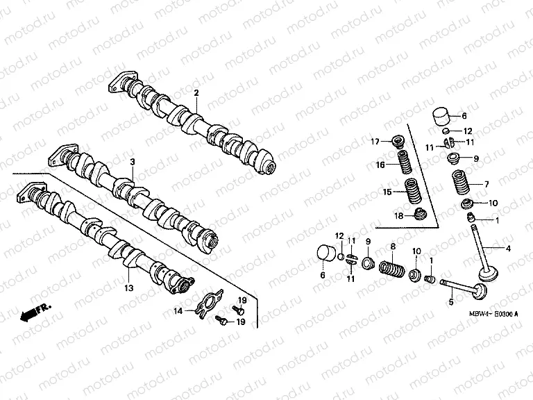 E-3 CAMSHAFT / VALVE