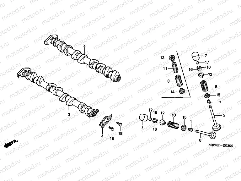 E-3 CAMSHAFT / VALVE