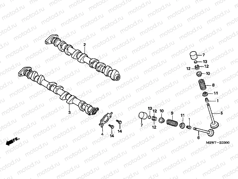E-3 CAMSHAFT / VALVE