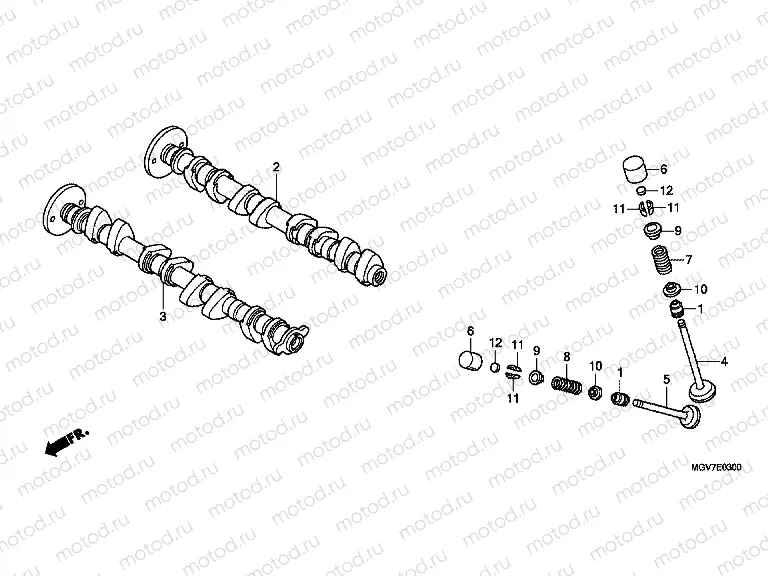 E-3 CAMSHAFT / VALVE