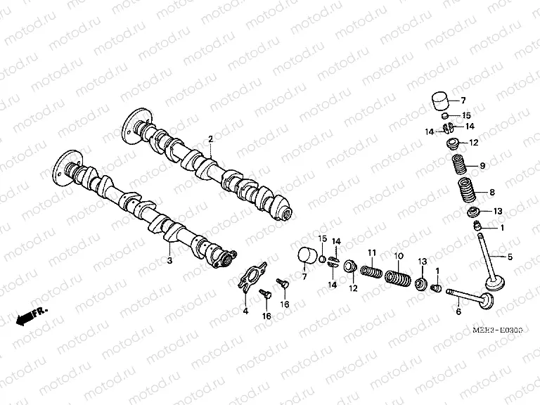 E-3 CAMSHAFT / VALVE
