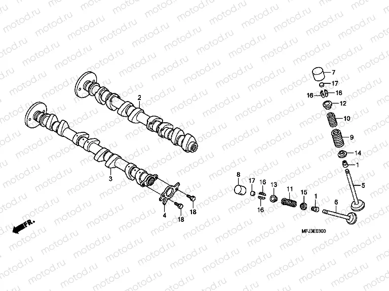 E-3 CAMSHAFT / VALVE