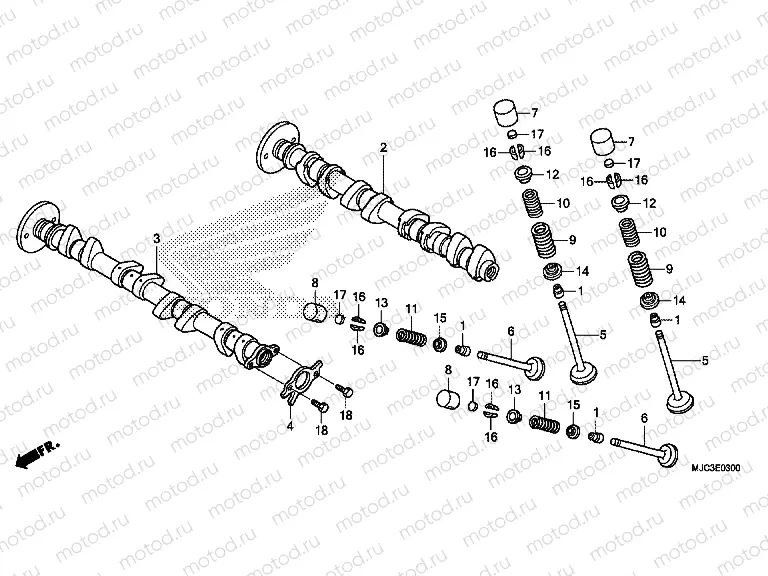 E-3 CAMSHAFT / VALVE