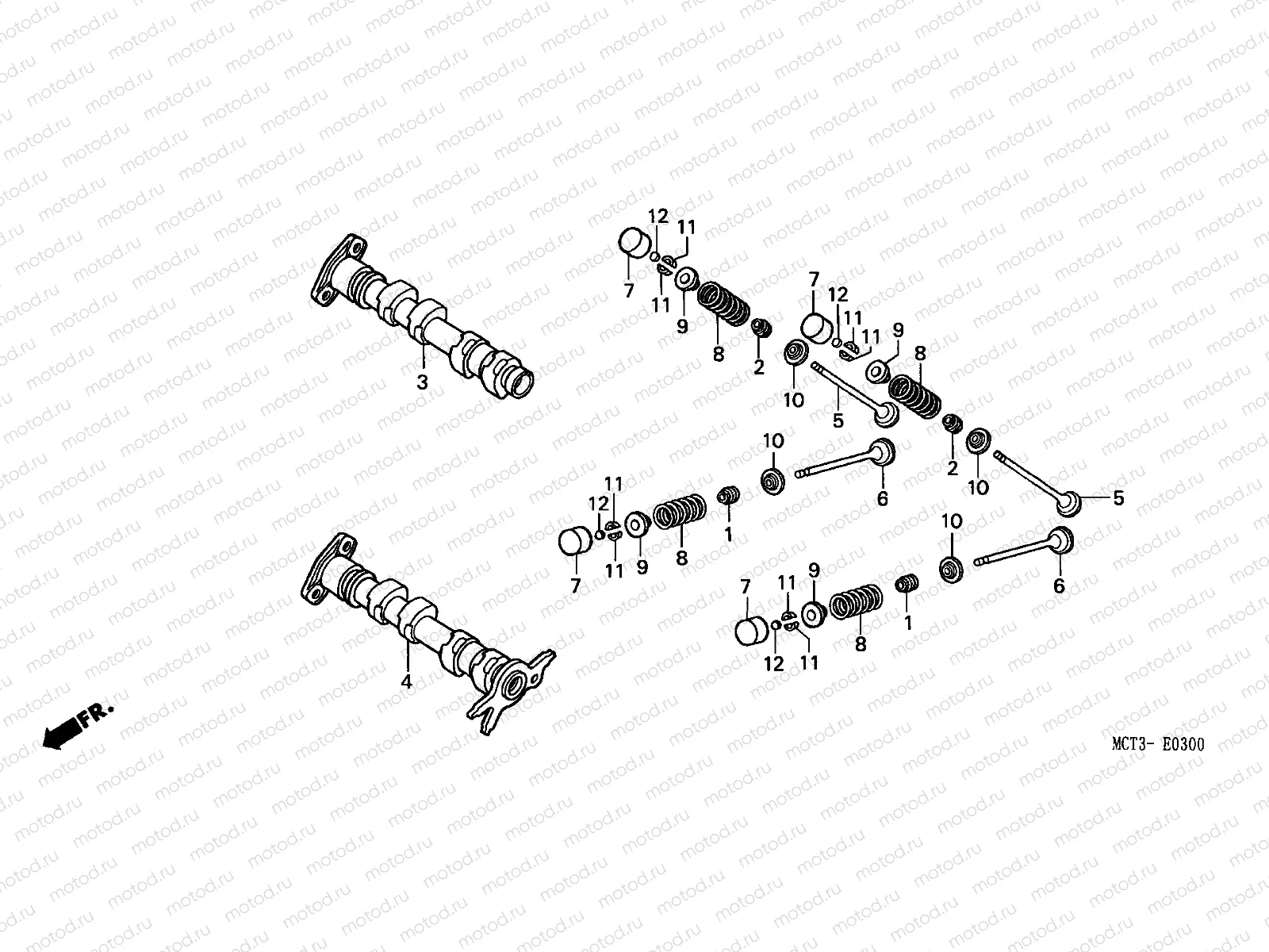 E-3 CAMSHAFT / VALVE