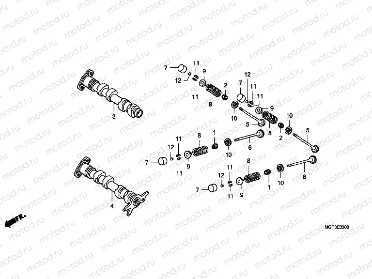 E-3 CAMSHAFT / VALVE