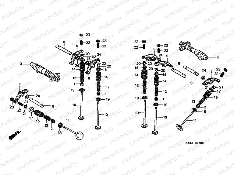 E-3 CAMSHAFT / VALVE
