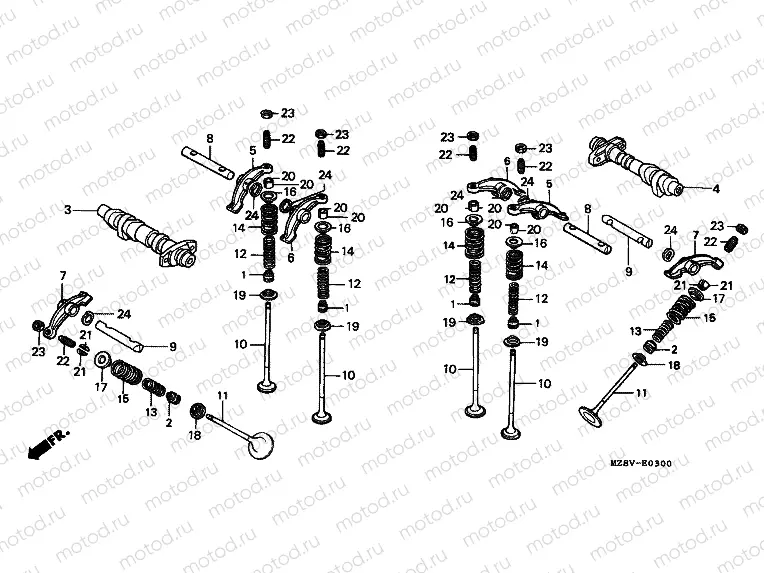 E-3 CAMSHAFT / VALVE