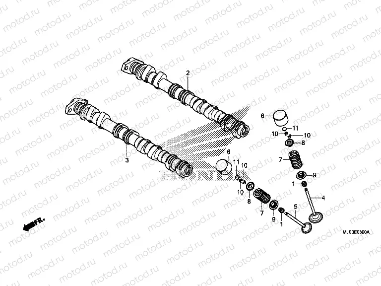 E-3 CAMSHAFT / VALVE