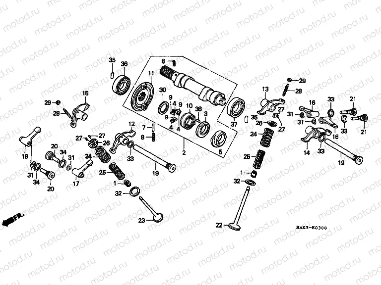 E-3 CAMSHAFT / VALVE