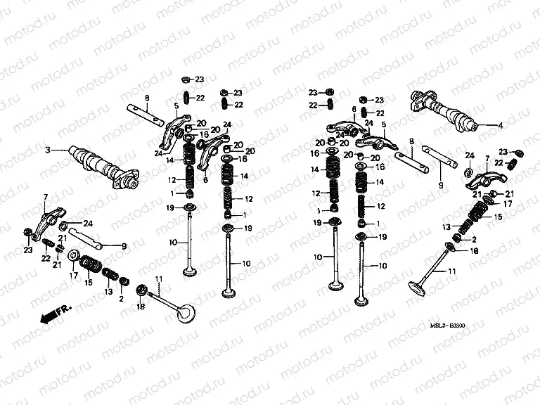 E-3 CAMSHAFT / VALVE