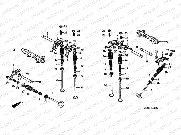 E-3 CAMSHAFT / VALVE