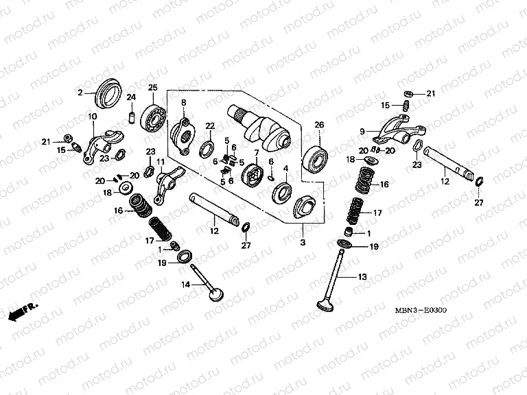 E-3 CAMSHAFT / VALVE