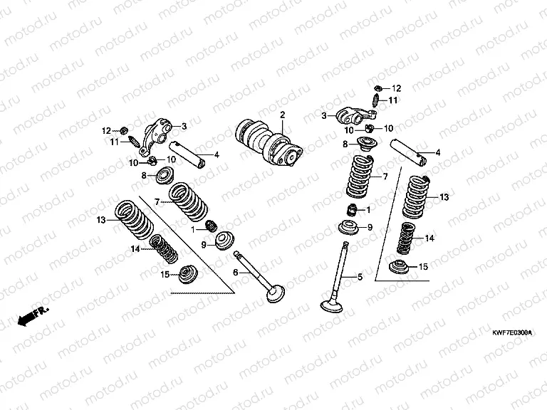 E-3 CAMSHAFT / VALVE