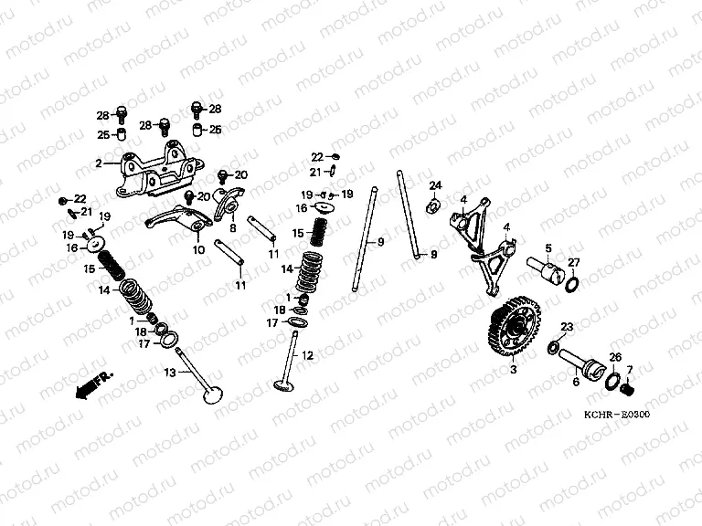 E-3 CAMSHAFT / VALVE