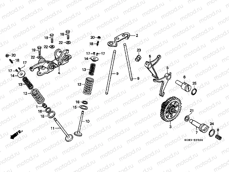 E-3 CAMSHAFT / VALVE