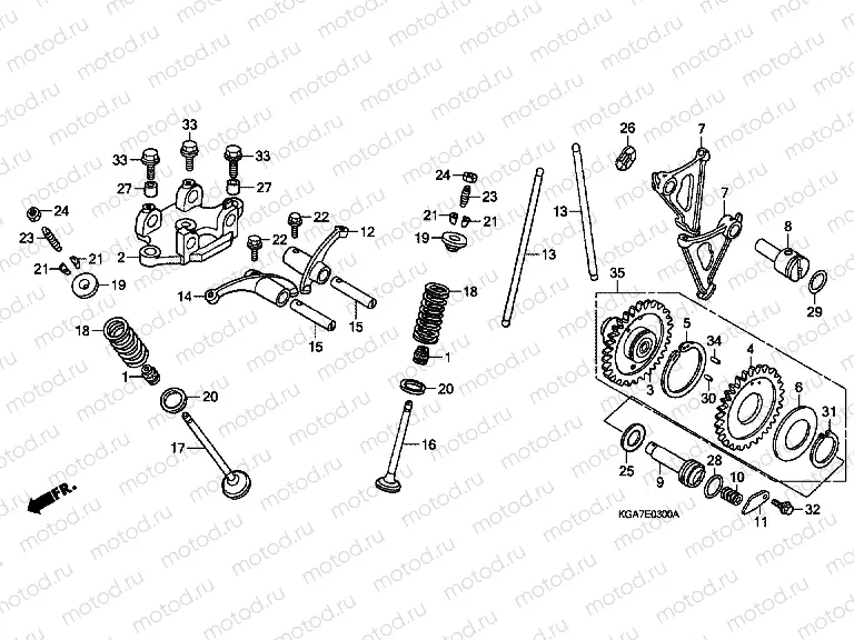 E-3 CAMSHAFT / VALVE