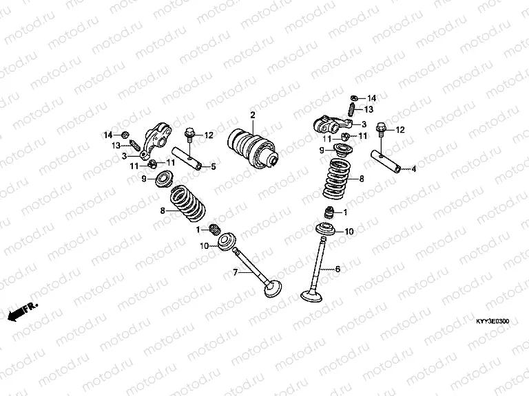 E-3 CAMSHAFT / VALVE
