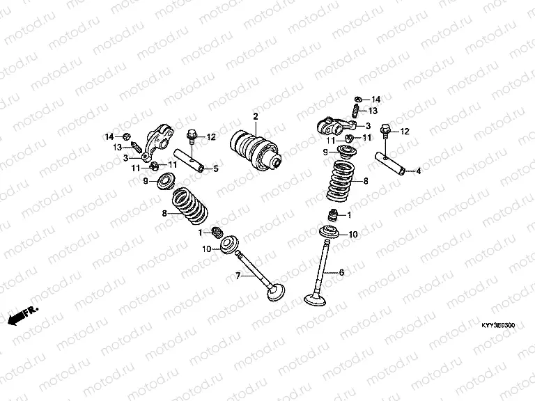 E-3 CAMSHAFT / VALVE