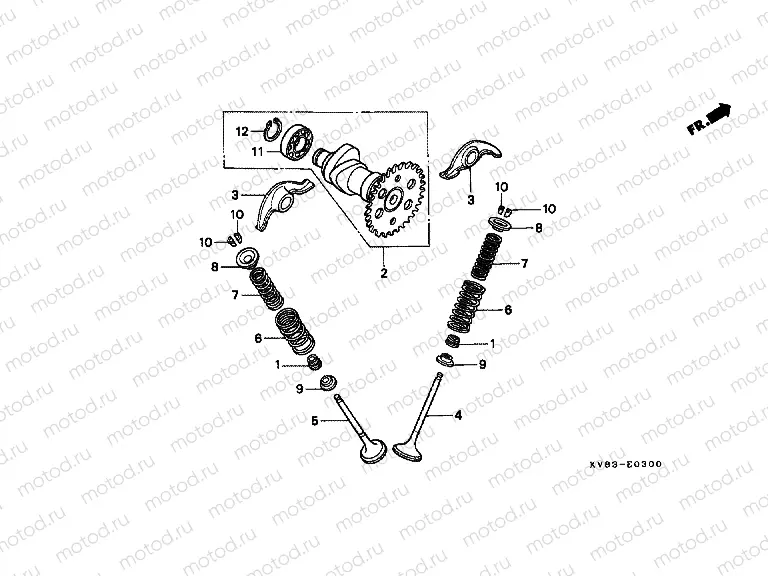 E-3 CAMSHAFT / VALVE