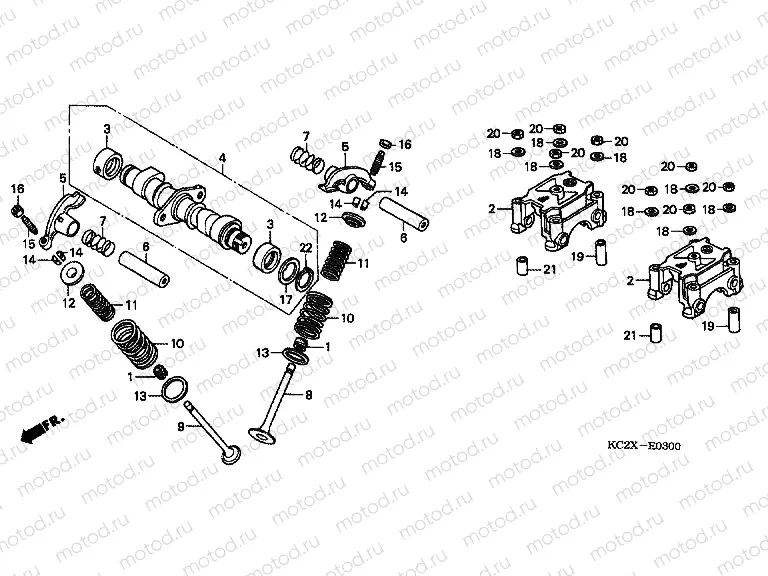 E-3 CAMSHAFT / VALVE