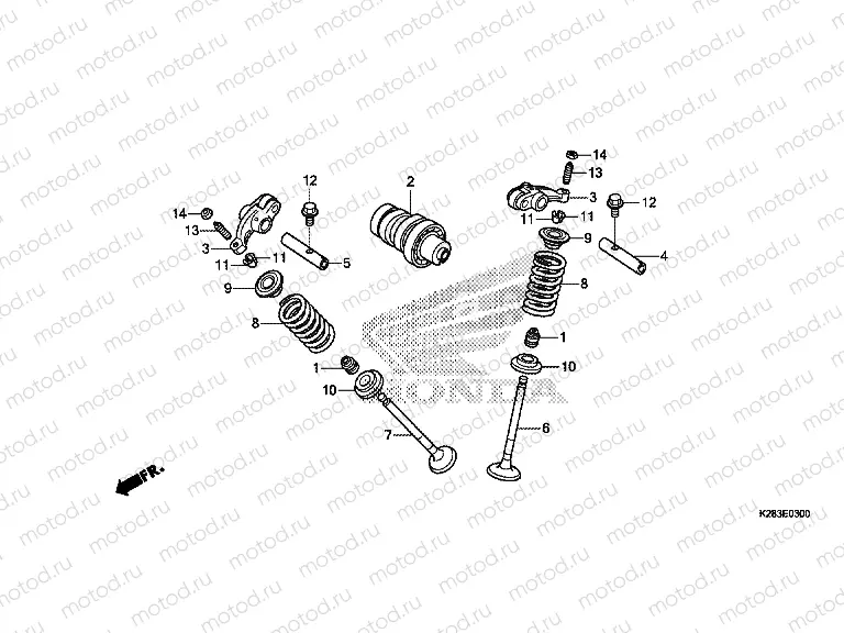 E-3 CAMSHAFT / VALVE
