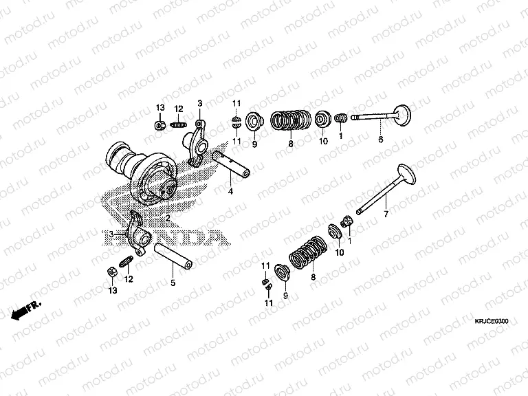 E-3 CAMSHAFT / VALVE