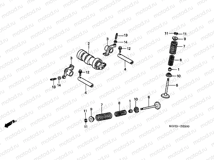 E-3 CAMSHAFT / VALVE