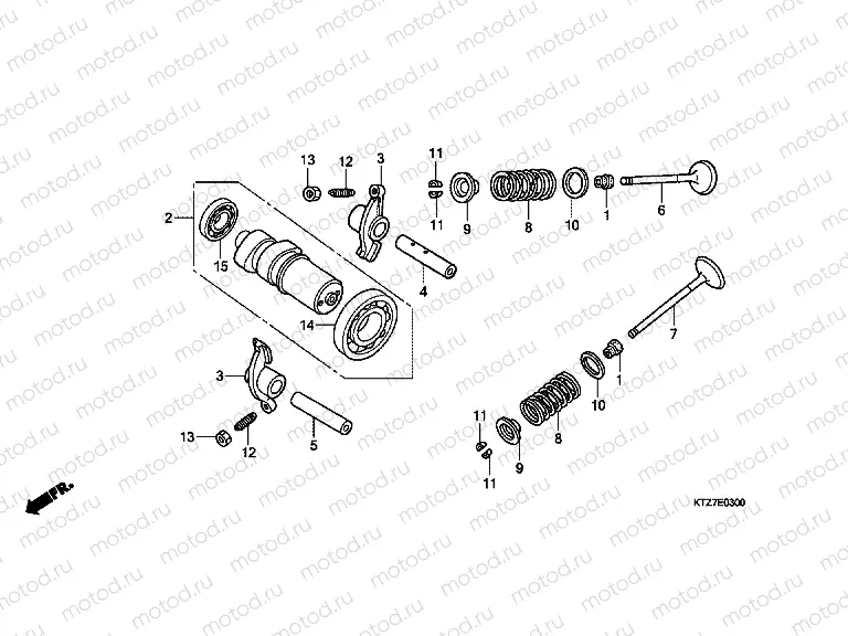 E-3 CAMSHAFT / VALVE