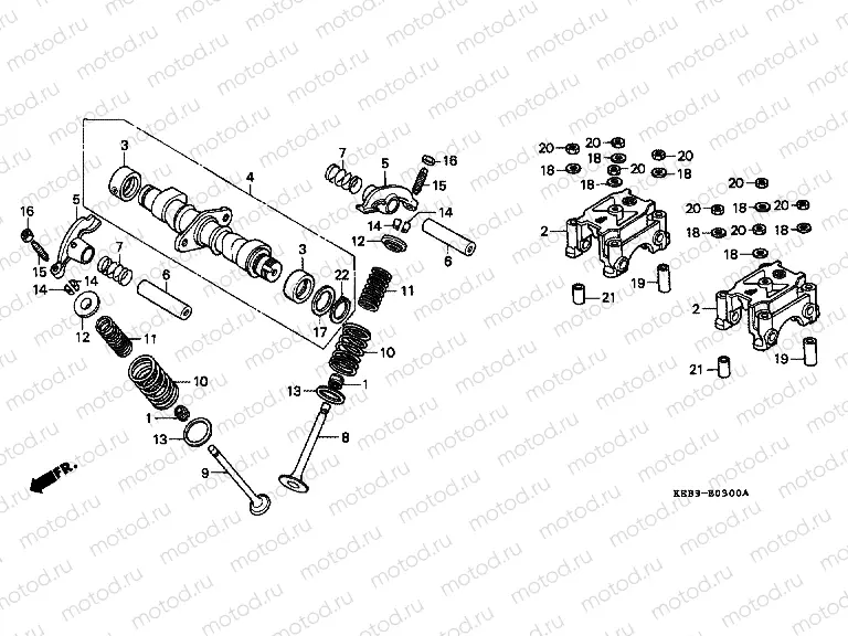 E-3 CAMSHAFT / VALVE