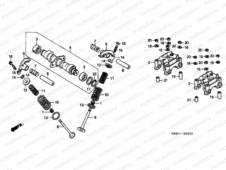 E-3 CAMSHAFT / VALVE