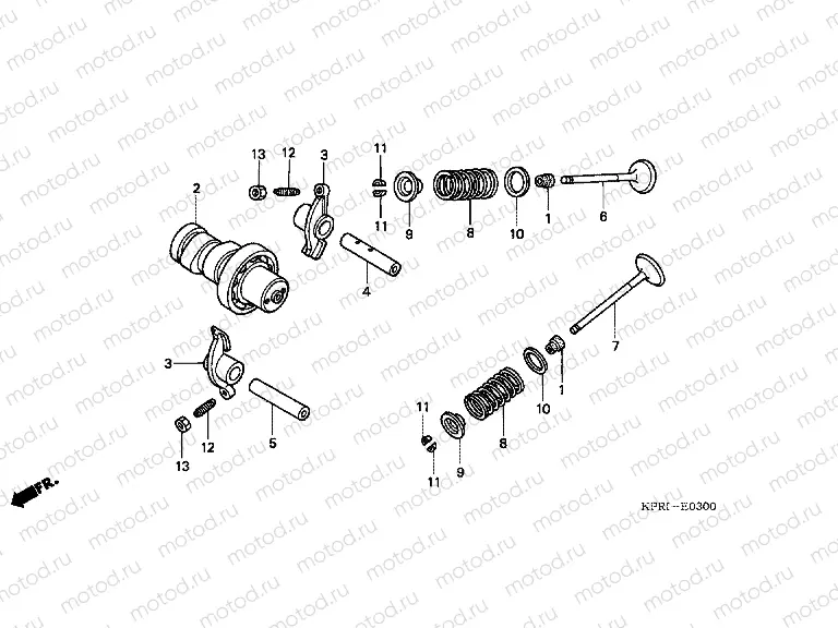E-3 CAMSHAFT / VALVE