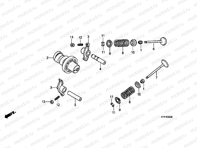 E-3 CAMSHAFT / VALVE