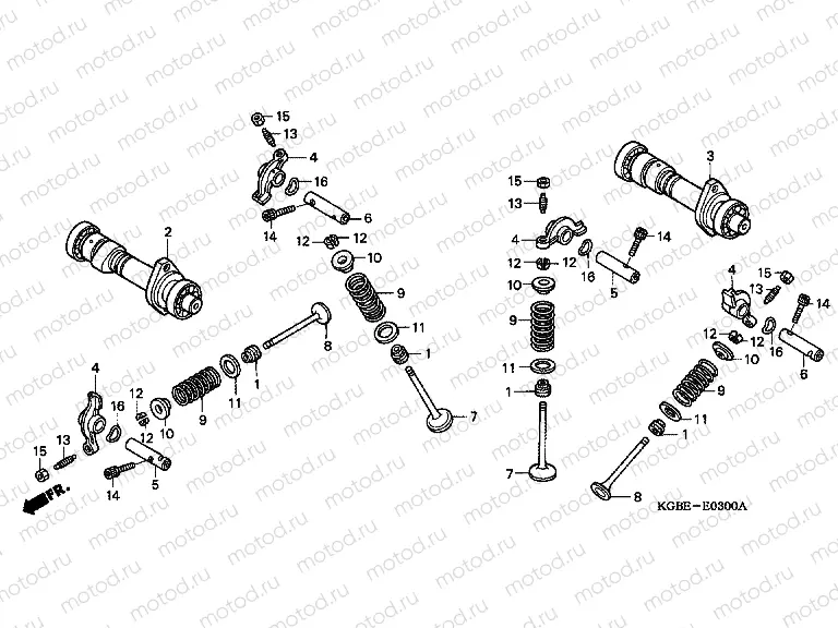 E-3 CAMSHAFT / VALVE