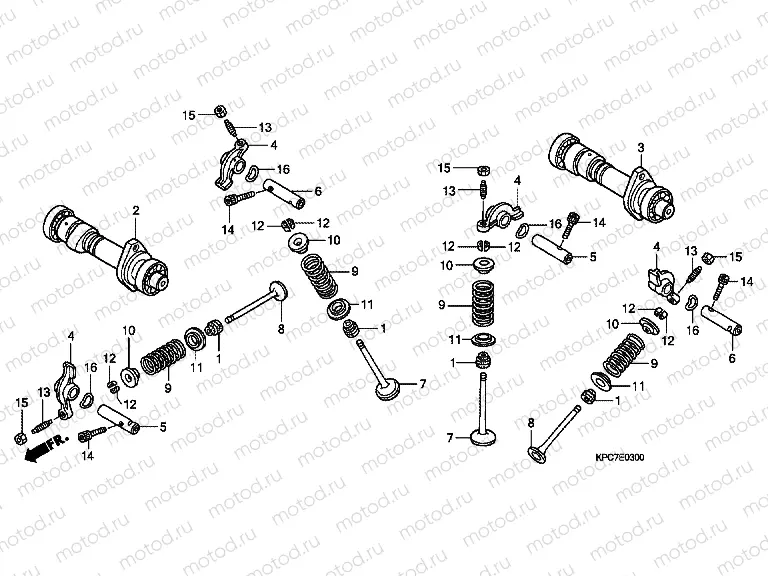 E-3 CAMSHAFT / VALVE